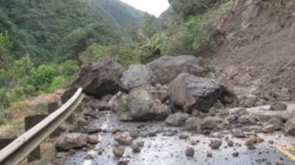 The latest slip in the Manawatu Gorge.