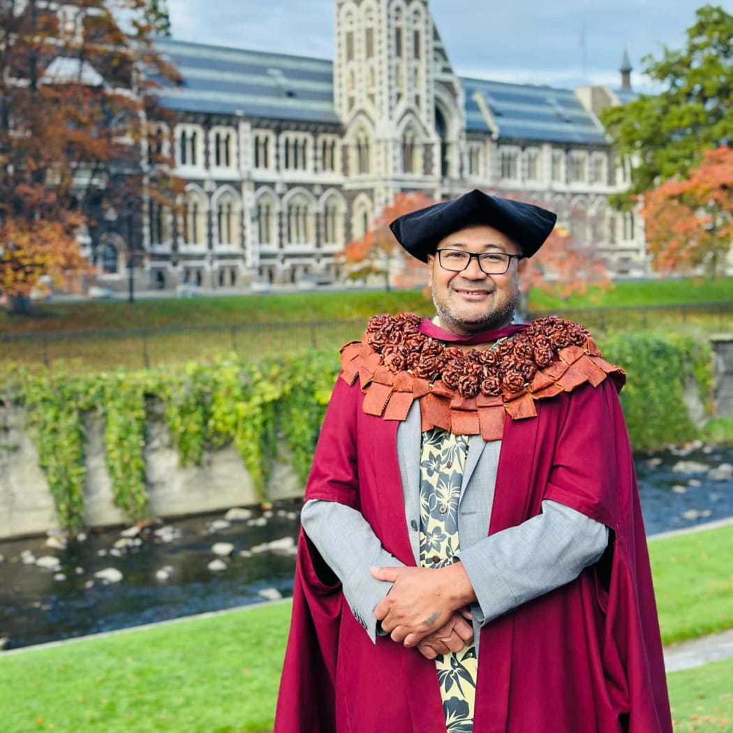 Saki Baleivanualala, who has graduated with a Doctorate in Philosophy in Microbiology.