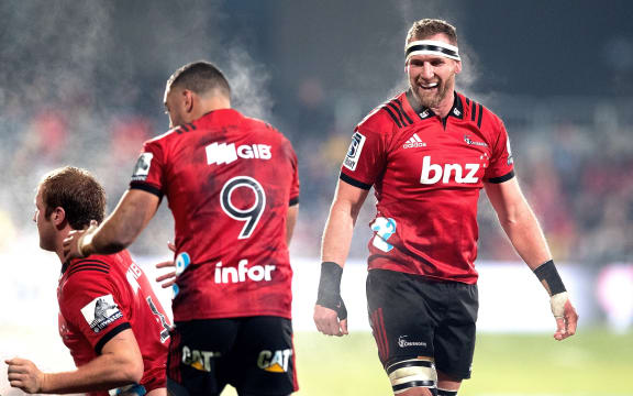 Kieran Read of the Crusaders. Crusaders vs. Jaguares. 2019 Investec Super Rugby Final. Orangetheory Stadium, Christchurch, New Zealand. Saturday 6 July 2019. © Copyright Photo: Martin Hunter / www.photosport.nz