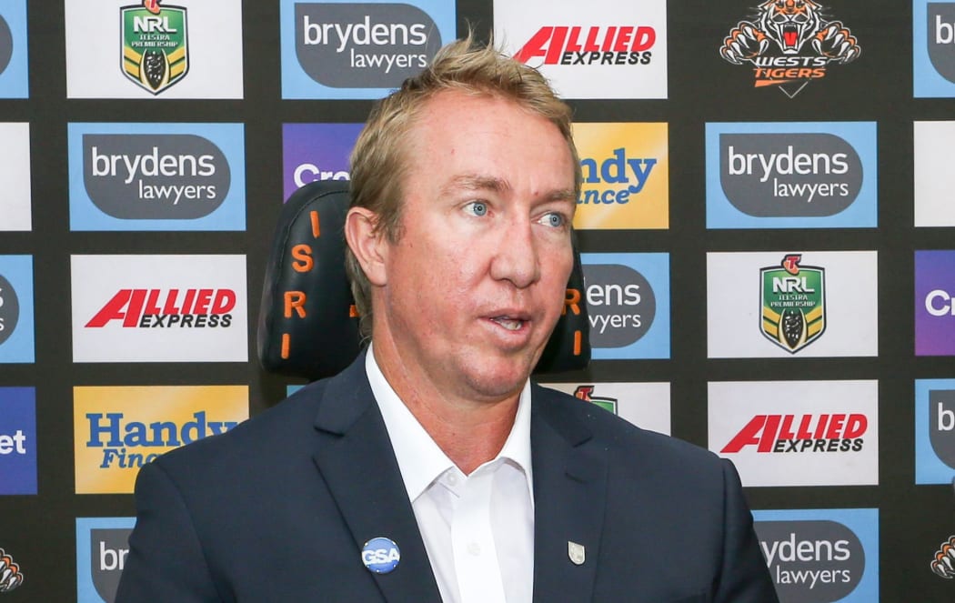 Roosters coach, Trent Robinson.