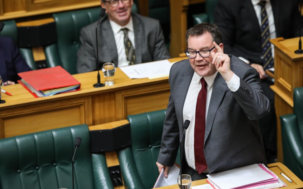 Labour MP and Deputy PM Grant Robertson in the House