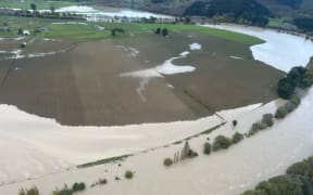 Flooding on the Poverty Bay Flats
