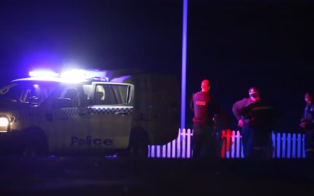 Police searched into the night for a gunman after three people were shot dead in Lake Cargelligo on Thursday.