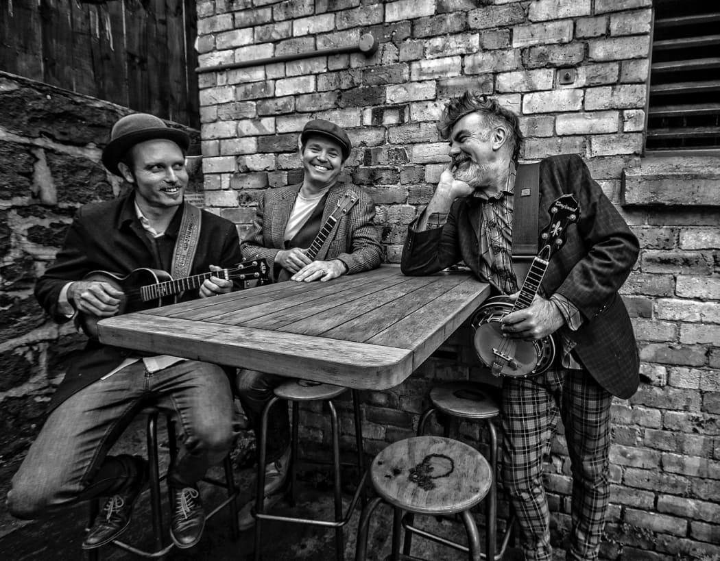 The Nukes; from left to right Benjamin “Country boy” Collier, Dave “Fingers of fire” Parker and David “Snapper” Thiele
