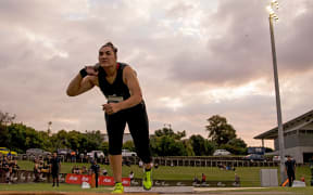Lisa Adams at the Sir Graeme Douglas International Track Challenge. 2019.