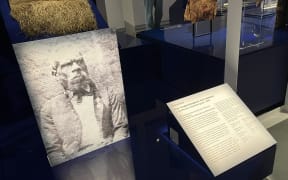 Artefacts on display for the 'Tidal Kin' exhibition held at the Chau Chak Wing Museum, University of Sydney. The exhibition tells the stories of eight Pacific Islanders who visited Sydney in the 18th and 19th centuries.