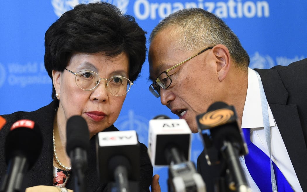 One thousand dead, and counting ... World Health Organization (WHO) Director-General Dr. Margaret Chan with assistant director-general for health security Keiji Fukuda  following a two-day emergency meeting on west Africa's Ebola epidemic.