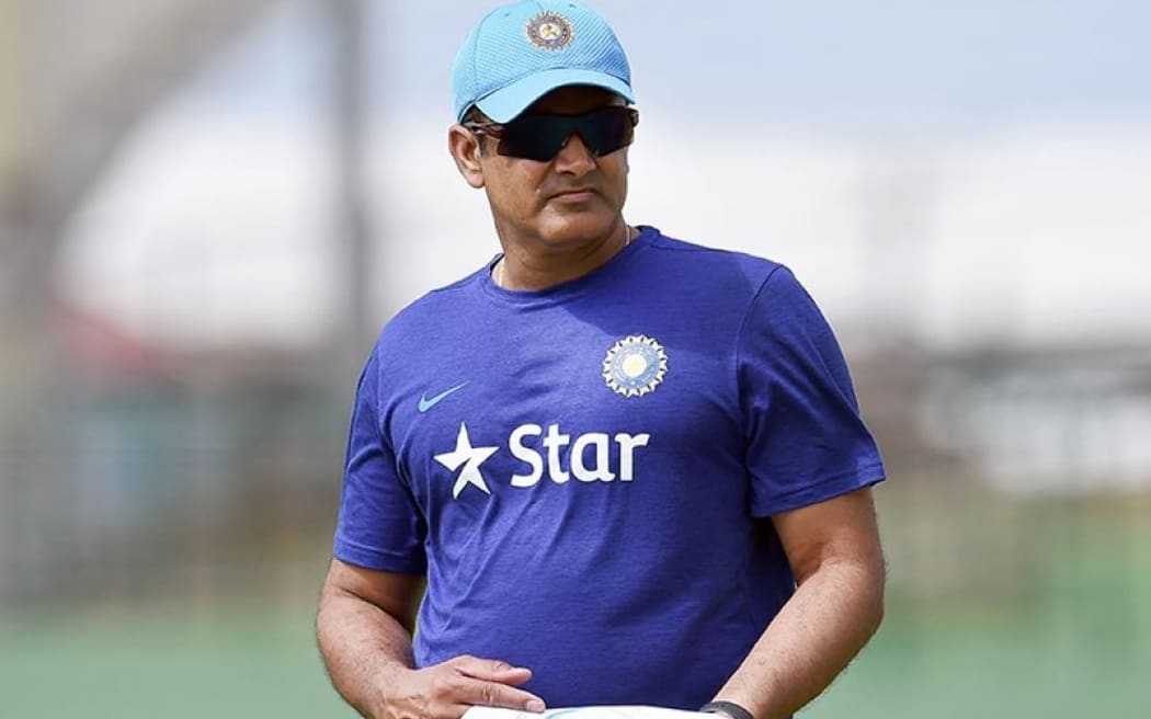 India coach Anil Kumble