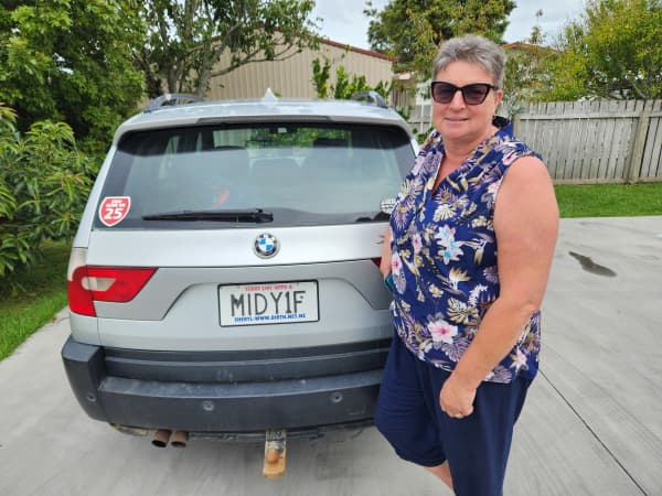 Sheryl's car carries everything including a full home birth kit, and a blow-up mattress as she may need to sleep before getting on the road again.