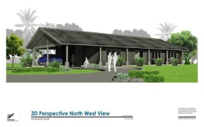 The design for New Zealand's new chancery building in Niue.