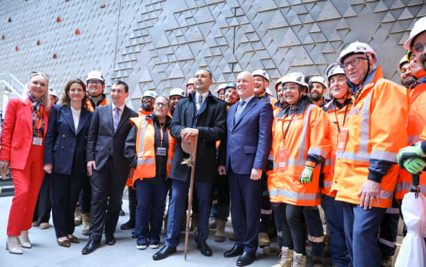 Politicians attend Auckland's City Rail Link's test run | RNZ