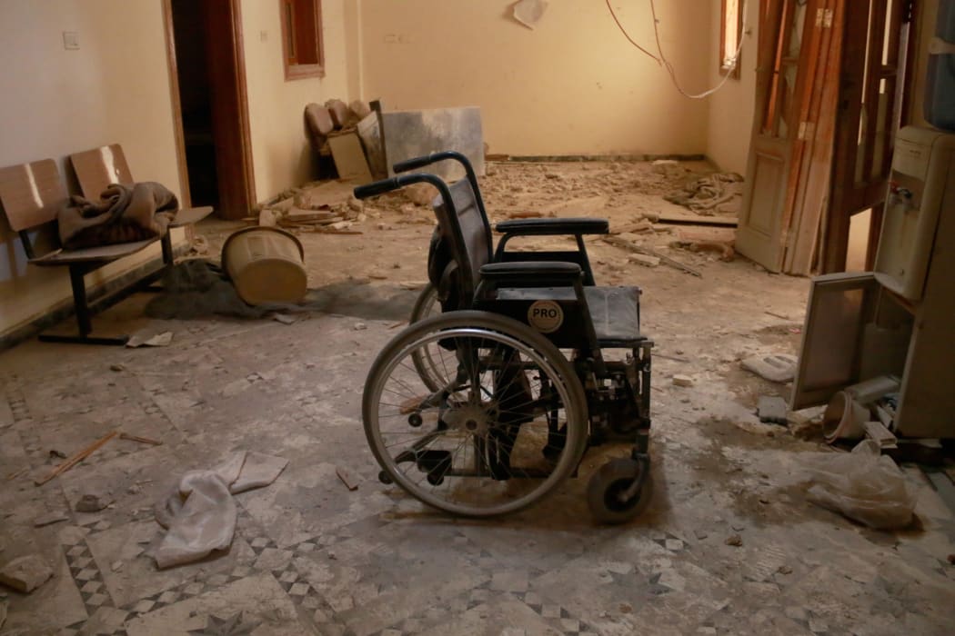 A hospital in Aleppo, Syria, was bombed twice in as many days during airstrikes on Aleppo, Syria.