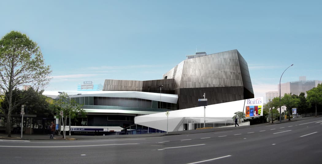 Artist impression from Mayoral Drive view.