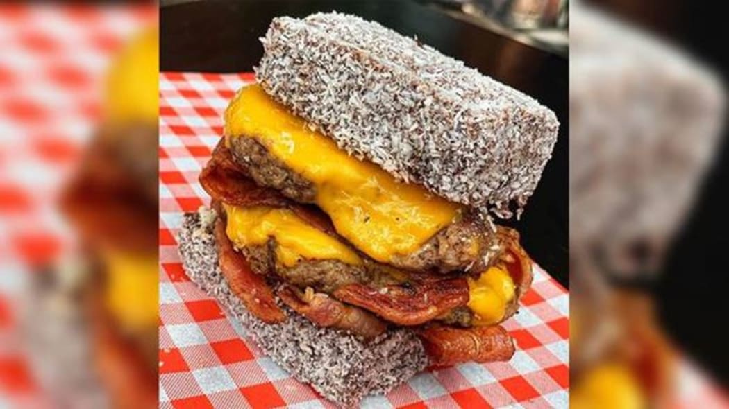 Chuck Wagon's Lamington Burger