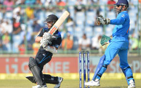 Kane Williamson in action against India 2016.