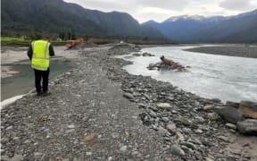 Damaged northern flood protection assets in the Wanganui River rating district following a storm event earlier this year. The district near Hari Hari is awaiting a solution which may be partially Government funded.