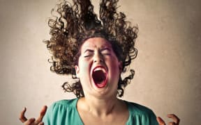 stressed woman