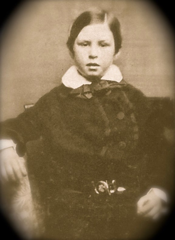 Bram Stoker around age seven