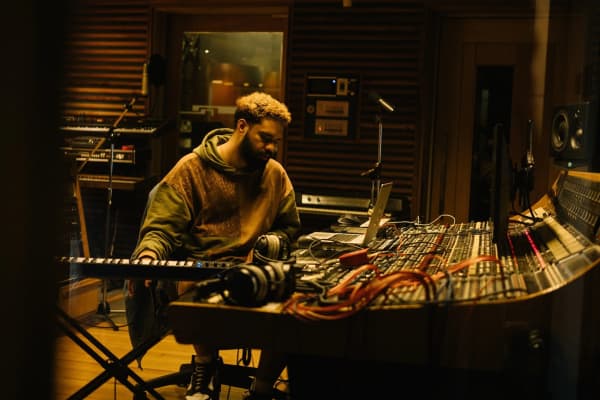 The Neve desk at Roundhead Studios.