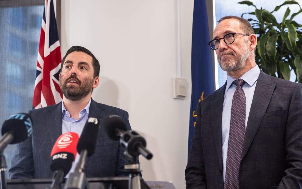 Andrew Little and Ben McNulty