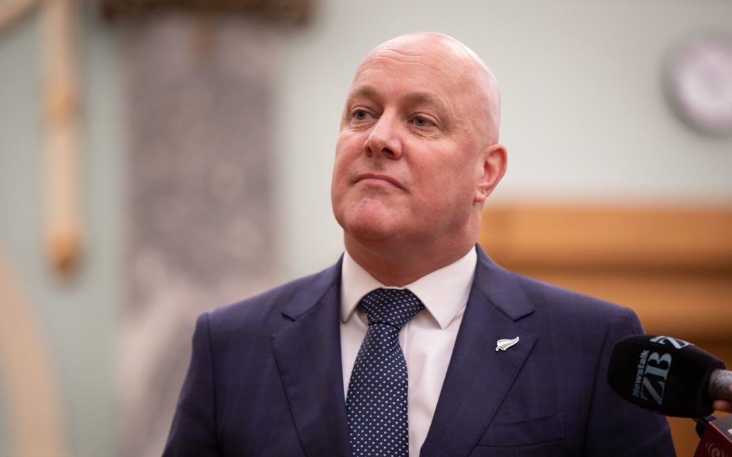 National Party leader Christopher Luxon