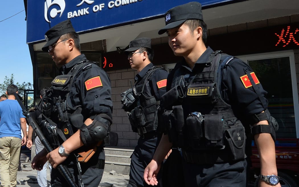 Chinese armed police