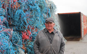 Wastebusters owner Brent McLaren says it's a great relief that the stockpile of farm plastic is finally being cleared.