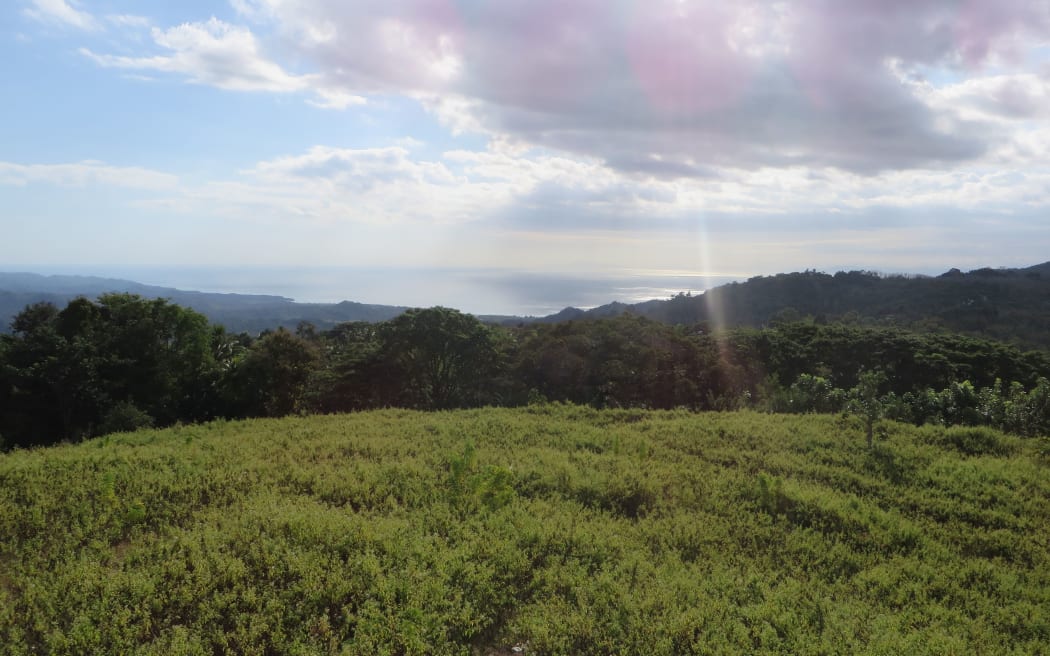 Looking out towards Savu Sea from the Portuguese fort in Balibo.