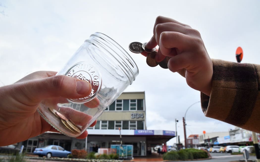 A Rotorua Lakes Councillor has called for a begging bylaw to be considered. Photo / Ben Fraser