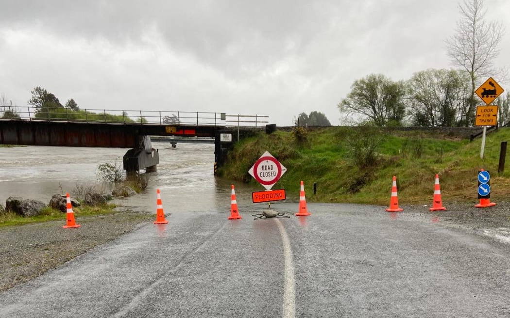 flooding, heavy rain on grey district, west coast