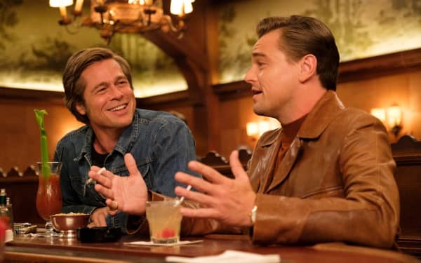 Brad Pitt and Leonardo DiCaprio in Once Upon a Time ...in Hollywood.