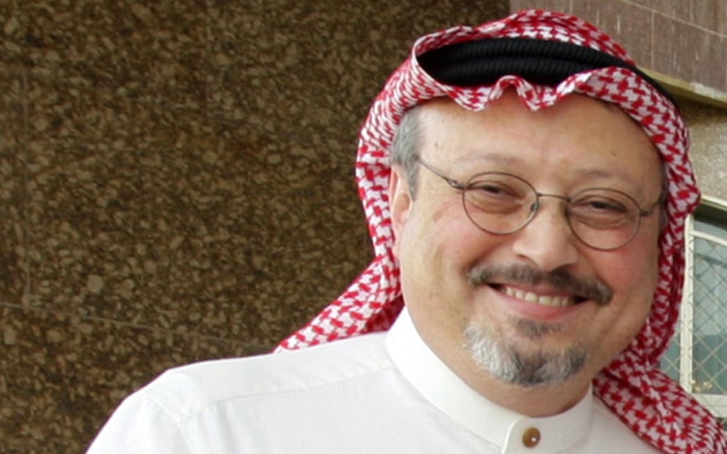 An undated recent file picture shows slain Saudi journalist Jamal Khashoggi