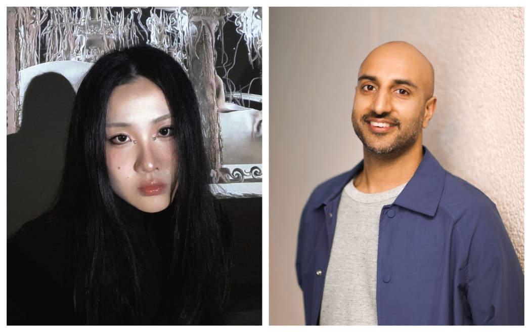 Xi Li (left) and Bhavesh Bhuthadia are Asian Artist Fund Creative Fellows for 2025-26.