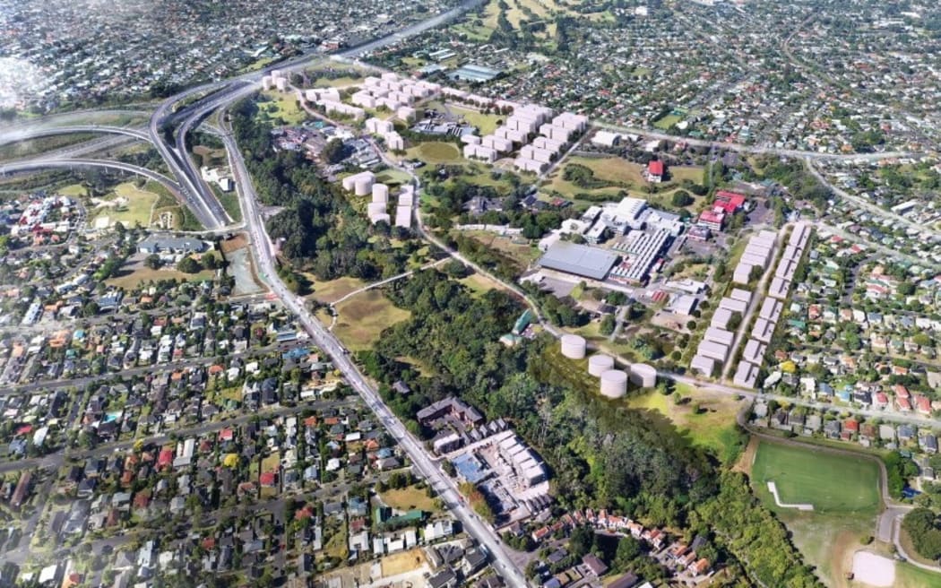 Unitec aerial image
