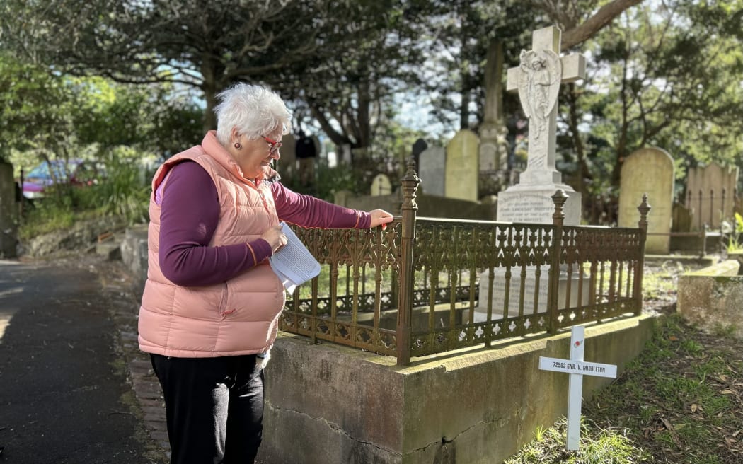 Barbara Mulligan says she was inspired by the stories behind the gravestones and began researching their stories.