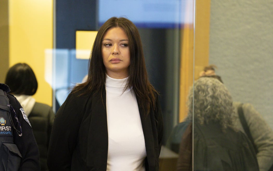 Natalie Bracken on trial in the Auckland High Court.