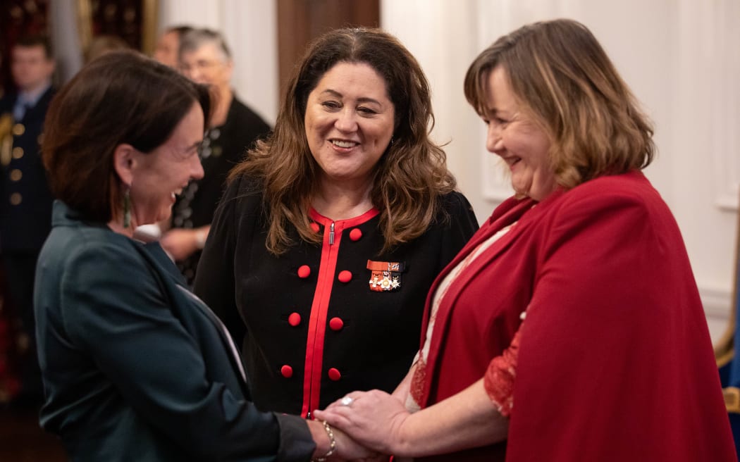 Labour Ministers are sworn in by the Governor-General in a ceremony at Government House.
