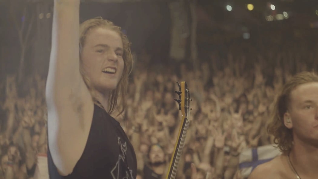 Alien Weaponry performing at Wacken Open Air in Germany