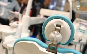 A file photo of a chair in a dentist's surgery