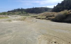 Karaka Stream, dry.