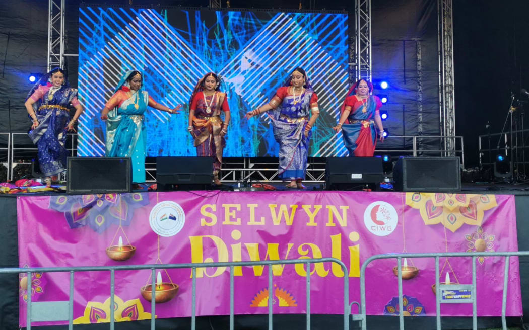A dance performance from Selwyn Diwali 2025.