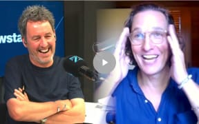 Mike Hosking asks Matthew McConaughey about his "wet dreams" (It's not what you think . . .)