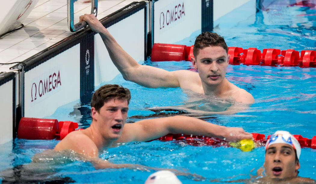 Lewis Clareburt, Men's 400m Individual Medley final, Tokyo Aquatics Centre. Tokyo 2020 Olympic Games. Sunday 25th July 2021.