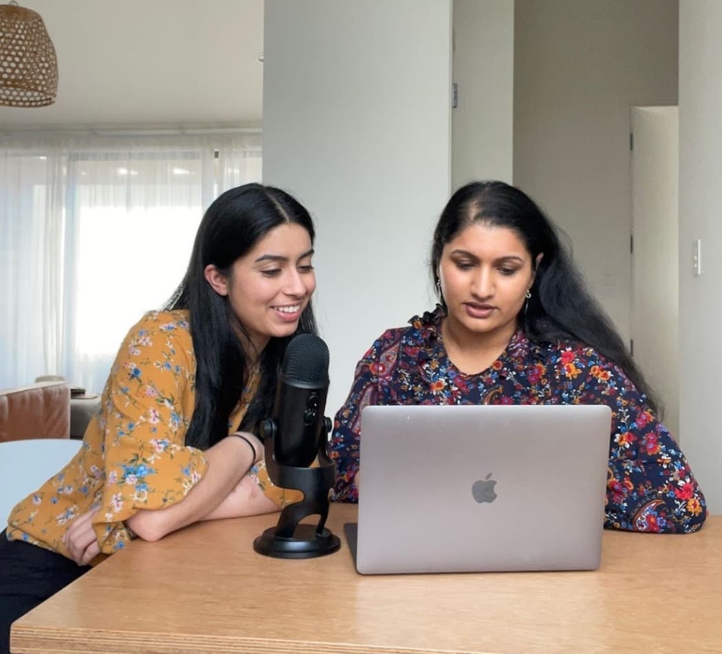 Simran Kaur​ and Sonya Gupthan host the podcast 'Girls That Invest'