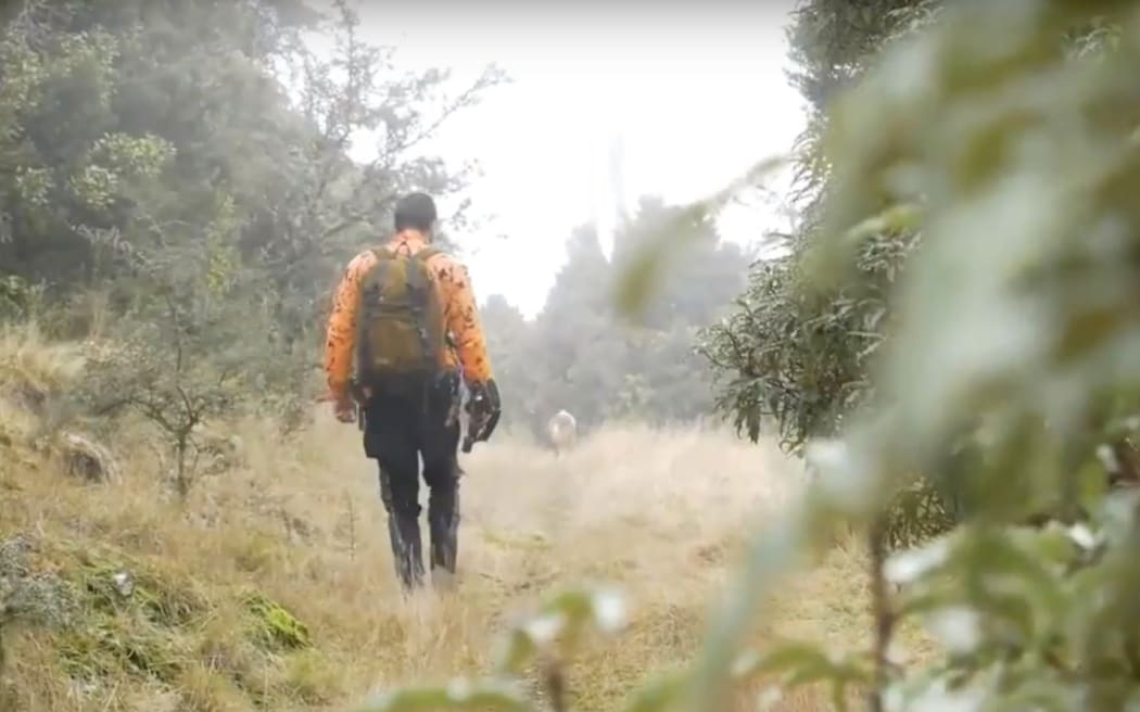 Cam Stevenson, and his border collie Pig, are part of a hit team of professional hunters tasked with cleansing the area of feral goats.