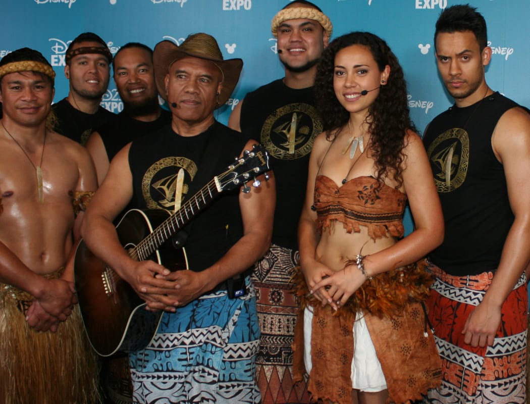 Te vaka band which worked on the soundtrack for the Disney film Moana.