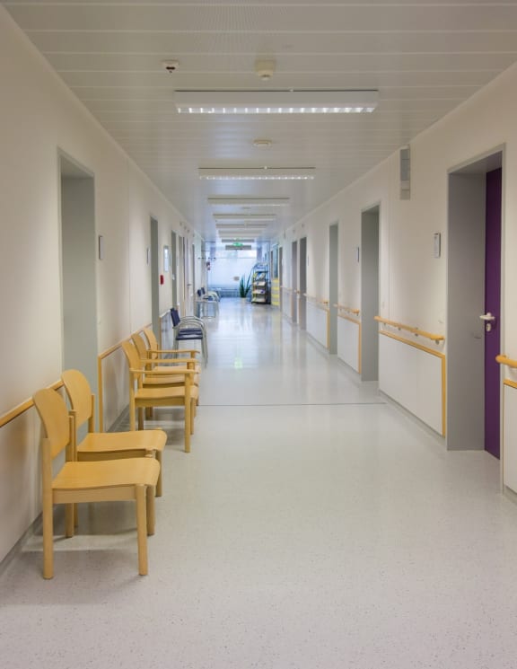 Hospital corridor
