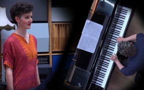 Tessa Romano (mezzo-soprano) & Terence Dennis (piano) performing Anthony Ritchie's piece, You! Who? - a poem by Fiona Farrell