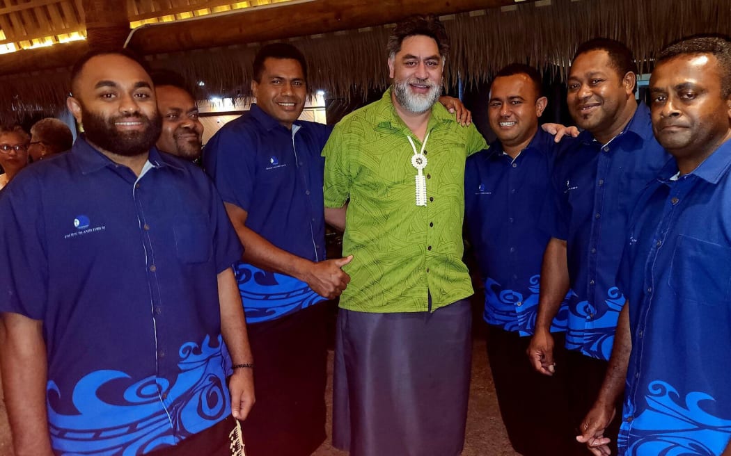 Farewell with Pacific Island Forum Secretariat staff, September 2024 (X/ForumSec)