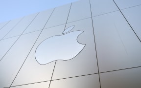 An Apple logo.